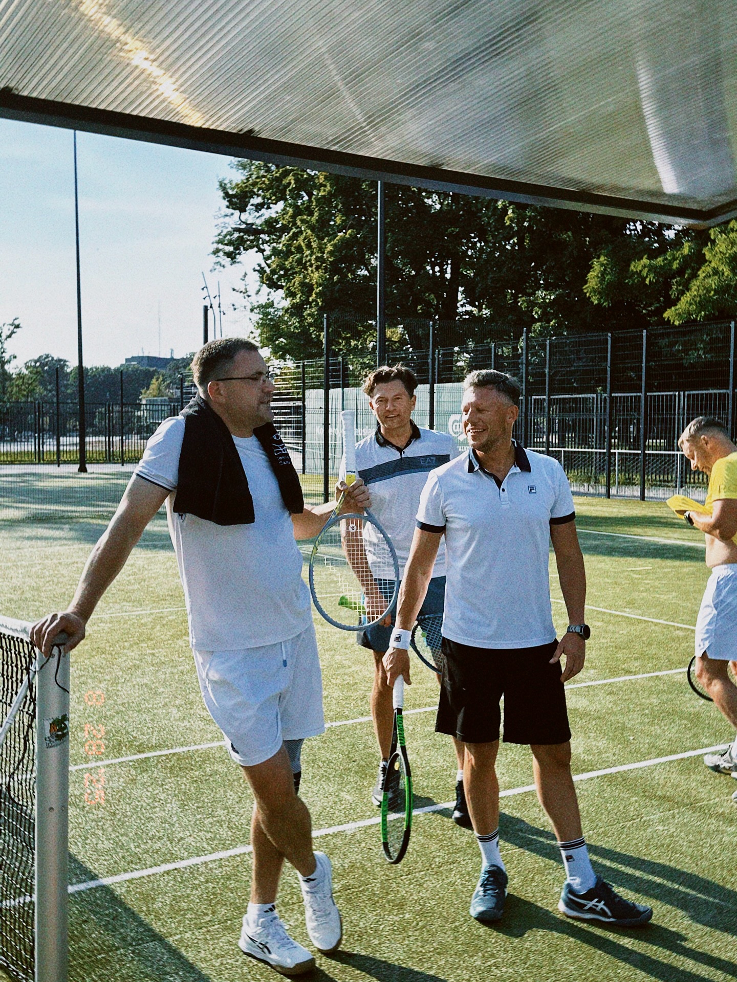 Instagram įrašas apie TENNISCAMP Slam